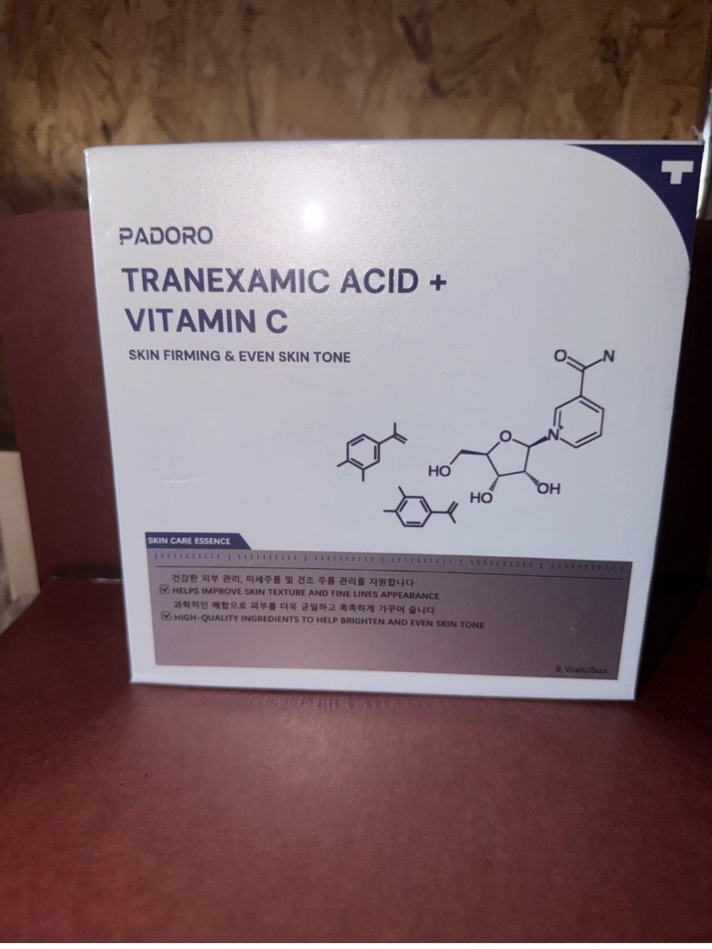 PADORO Tranexamic Acid Face Serum,Dark Spots Brightening, Even Skin Tone. 30ml